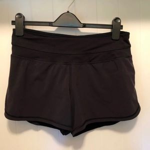 Auth Lululemon Speed Shorts Black 6